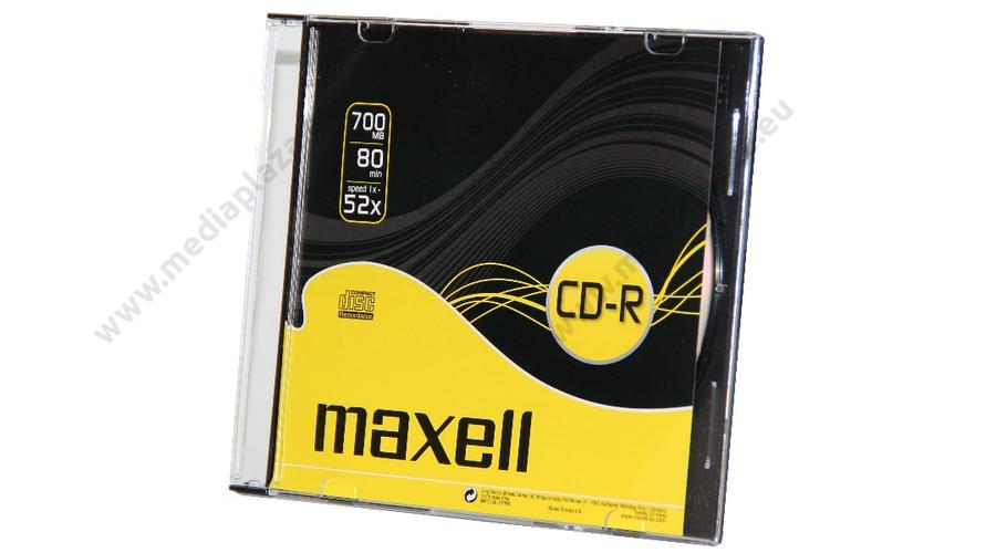 MAXELL CD  R  52X SLIM TOKBAN 10 MEDIAPLAZA EU  